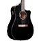 Classic Design Series CD-60CE Cutaway Dreadnought Acoustic-Electric Guitar Level 2 Black 888365720517
