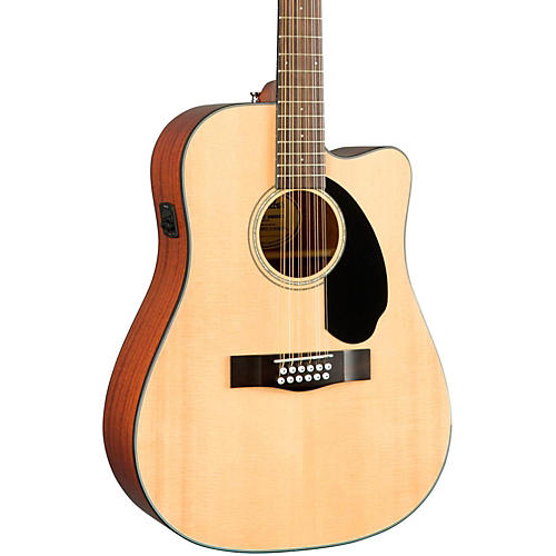 Classic Design Series CD-60SCE-12 Cutaway Dreadnought 12-String Acoustic-Electric Guitar