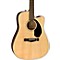 Classic Design Series CD-60SCE Cutaway Dreadnought Acoustic-Electric Guitar Level 2 Natural 888366012512