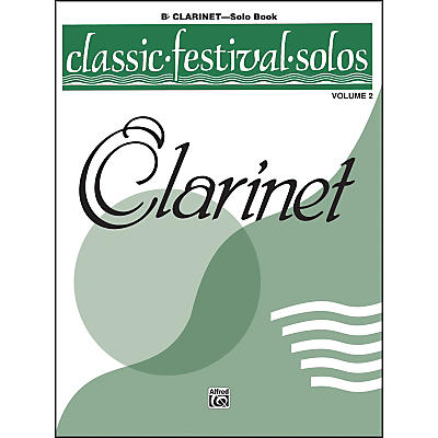 Alfred Classic Festival Solos (B-Flat Clarinet) Volume 2 Solo Book