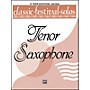 Alfred Classic Festival Solos (B-Flat Tenor Saxophone) Volume 1 Solo Book