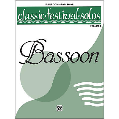 Alfred Classic Festival Solos (Bassoon) Volume 2 Solo Book