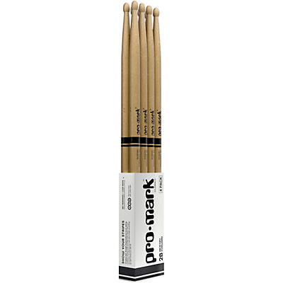 PROMARK Classic Forward Hickory Oval Wood Tip 4-Pack