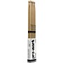 Promark Classic Forward Hickory Oval Wood Tip Drum Sticks 4-Pack - 5A Wood