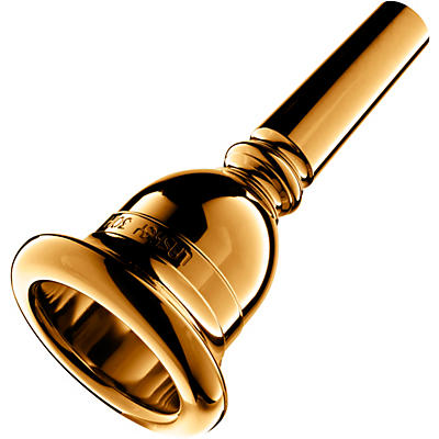 Laskey Classic G Series European Shank Tuba Mouthpiece in Gold