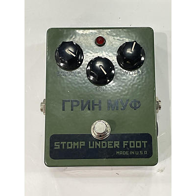 Stomp Under Foot Classic Green Russian Effect Pedal