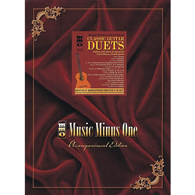 Music Minus One Classic Guitar Duets (Deluxe 2-CD Set) Music Minus One Series Softcover with CD
