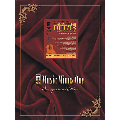 Music Minus One Classic Guitar Duets (Deluxe 2-CD Set) Music Minus One Series Softcover with CD