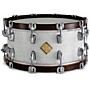 Dixon Classic Hybrid Maple Wood Hoop Snare Drum 14 x 6.5 in. Sub Zero White