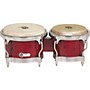 LP Classic II Bongos with Chrome Hardware Red Lava