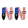 Ernie Ball Classic Jacquard Stars and Stripes Guitar Strap - 2-Pack