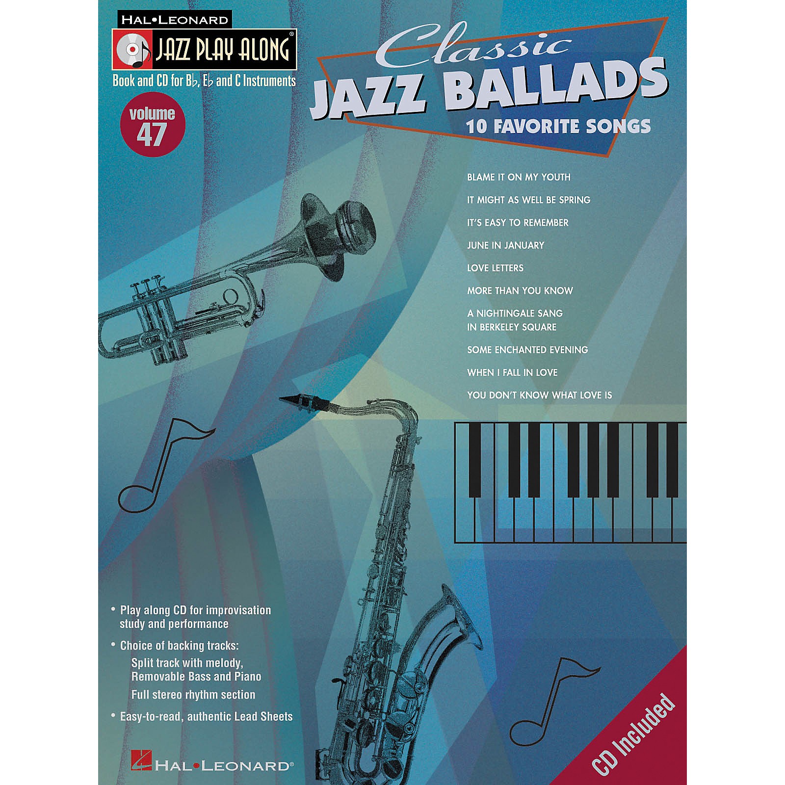 Hal Leonard Classic Jazz Ballads--Jazz Play Along Volume 47 Book with ...