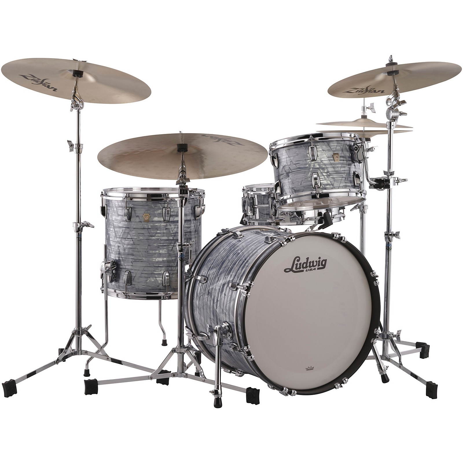 Ludwig Classic Maple 3-Piece Downbeat Shell Pack with 20 in. Bass Drum ...