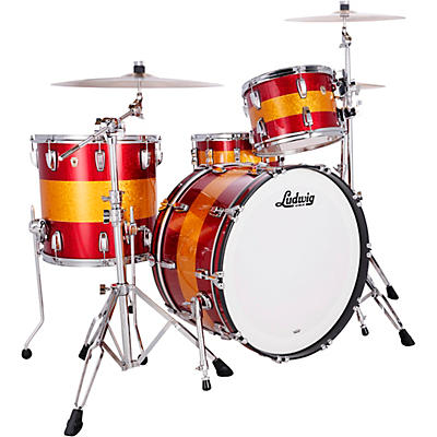 Ludwig Classic Maple 3-Piece Fab Shell Pack With 22" Bass Drum