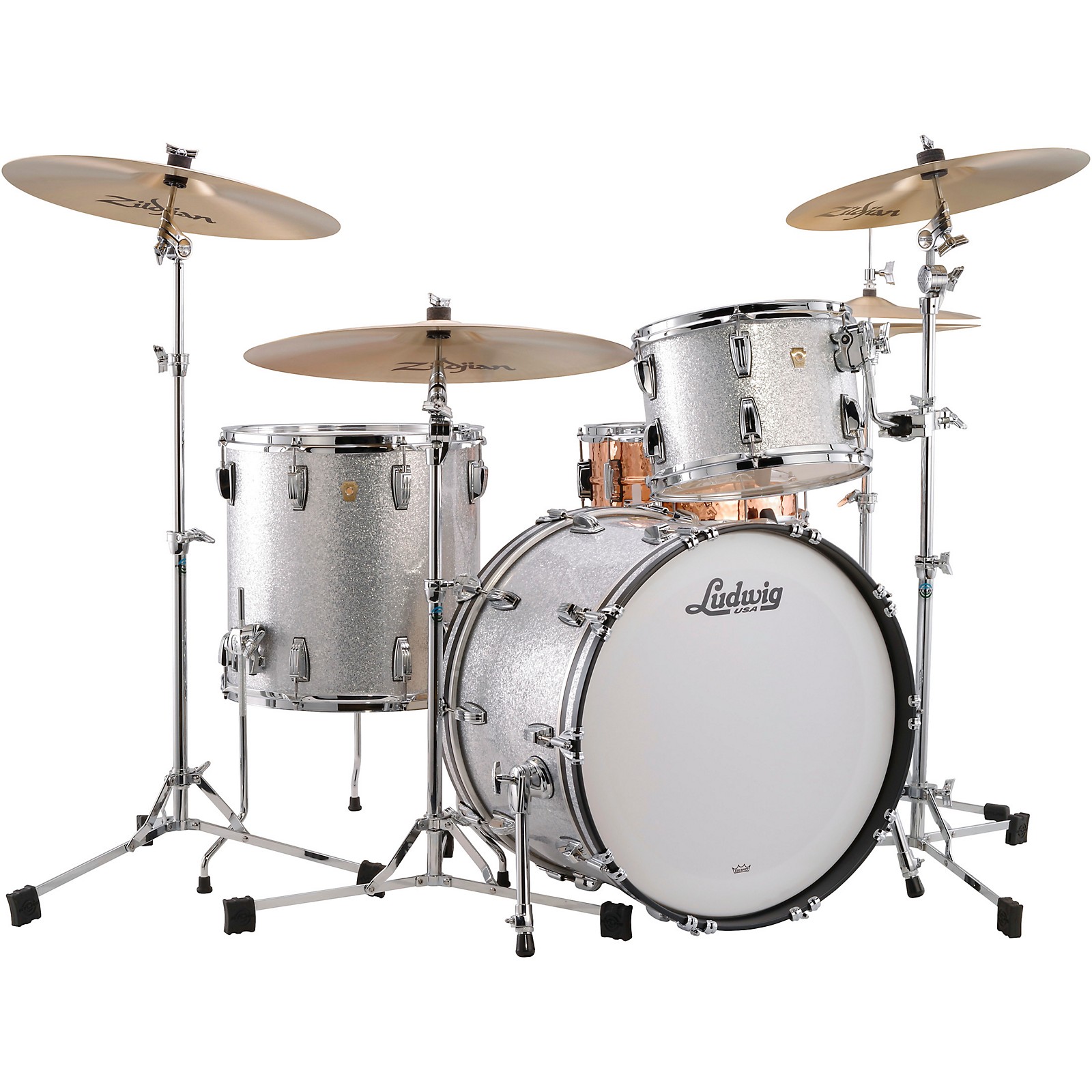 Ludwig Classic Maple 3Piece Fab Shell Pack with 22 in. Bass Drum