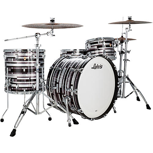 Ludwig Classic Maple 3-Piece Pro Beat Shell Pack with 24 in. Bass Drum Digital Sparkle