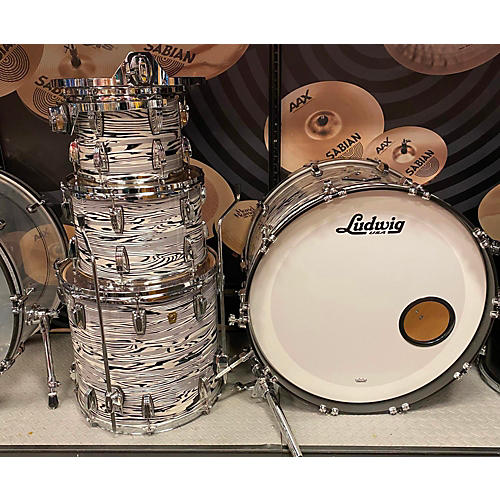 Ludwig Classic Maple Drum Kit White Strata