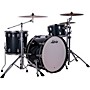 Ludwig Classic Maple Pro Beat 3-Piece Drum Shell Pack - Hybrid Black Sparkle