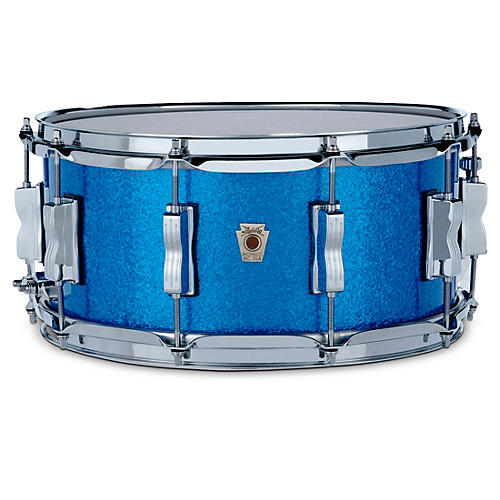 Ludwig Classic Maple Snare Drum 14 x 6.5 in. Blue Sparkle