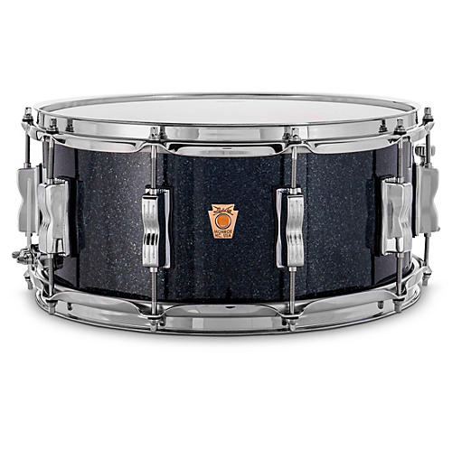 Ludwig Classic Maple Snare Drum 14 x 6.5 in. Hybrid Black Sparkle