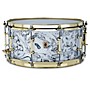 Ludwig Classic Maple Snare Drum White Mosaic With Brass Hardware 14 x 6.5 in.