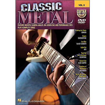 Hal Leonard Classic Metal - Guitar Play-Along DVD Volume 8 (DVD)