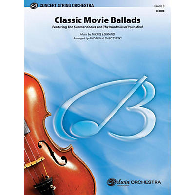 Alfred Classic Movie Ballads String Orchestra Grade 3