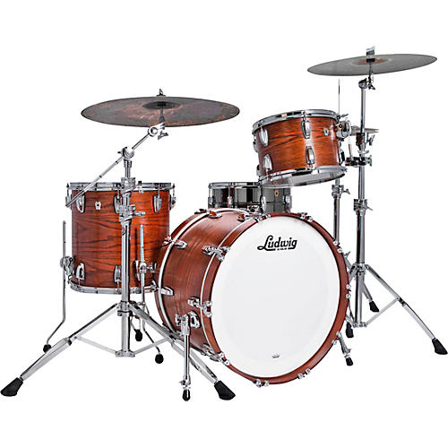 Ludwig Classic Oak 3-Piece Fab Shell Pack with 22 in. Bass Drum Tennessee Whiskey