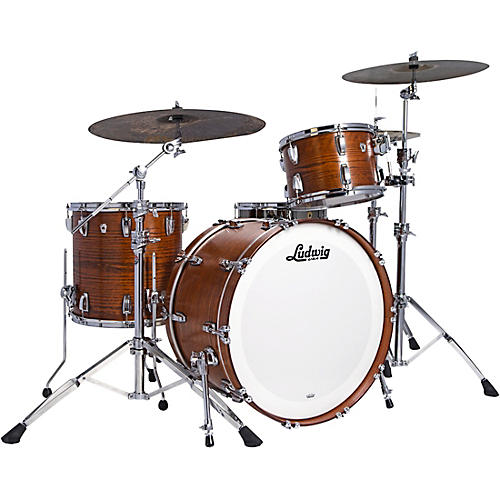 Ludwig Classic Oak 3-piece Pro Beat Shell Pack with 24 in. Bass Drum Tennessee Whiskey