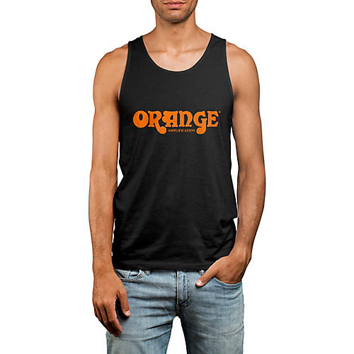 Orange Amplifiers Classic Orange Logo Tank Top X Large Black