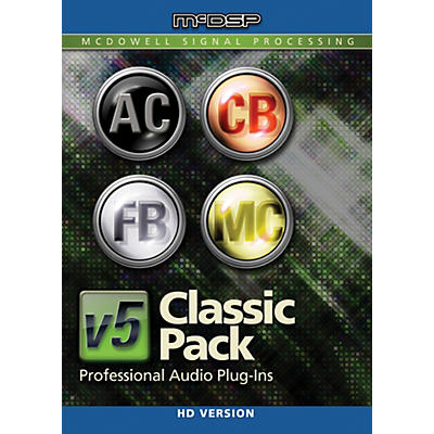 McDSP Classic Pack HD v7 Software Download