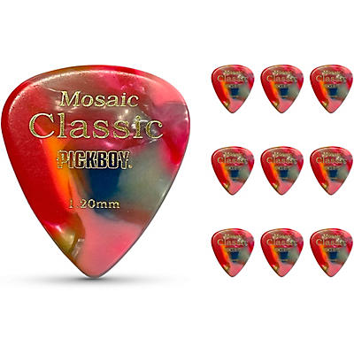 Pick Boy Classic Pickboy Mosaic Medium Raindrop Guitar Picks