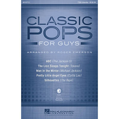 Hal Leonard Classic Pops for Guys (Collection) ShowTrax CD Arranged by Roger Emerson