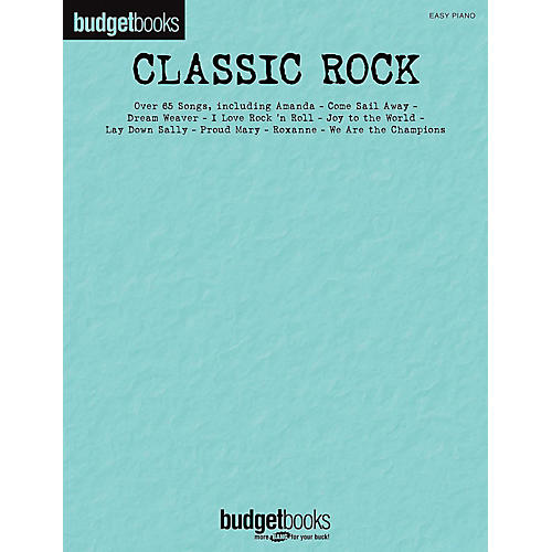 Hal Leonard Classic Rock - Budget Books for Easy Piano