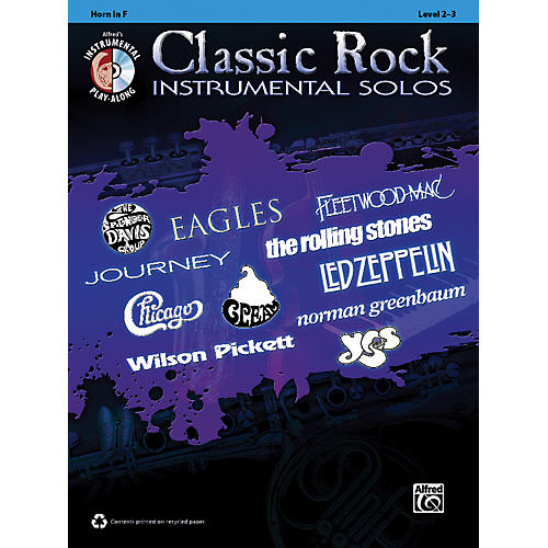 Alfred Classic Rock Instrumental Solos Horn in F Book & CD