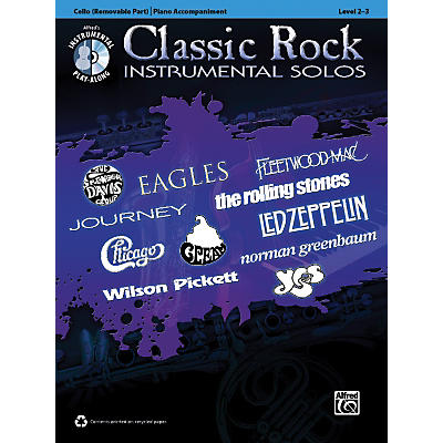 Alfred Classic Rock Instrumental Solos for Strings Cello Book & CD