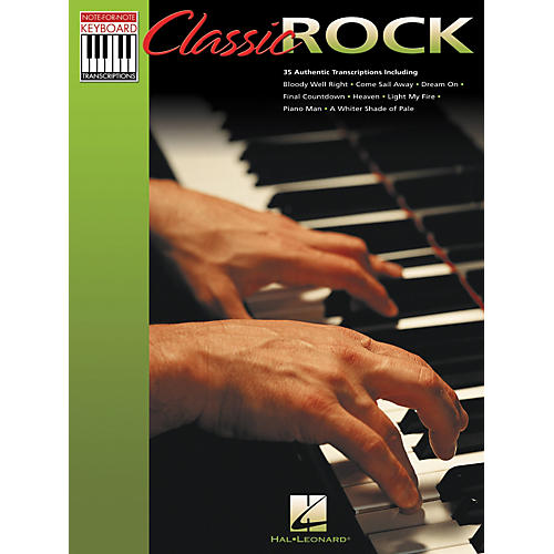 Hal Leonard Classic Rock Note for Note Keyboard Songbook