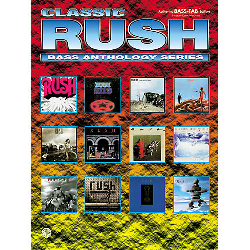 Classic Rush Anthology Series Bass Tab Book