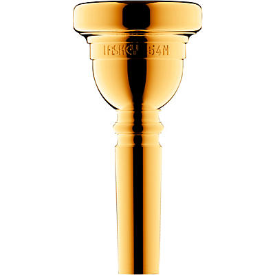 Laskey Classic Series Large Shank Trombone Mouthpiece in Gold