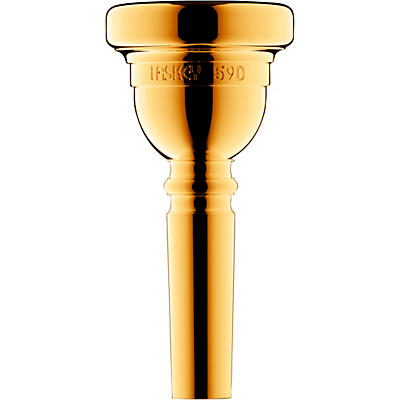 Laskey Classic Series Large Shank Trombone Mouthpiece in Gold