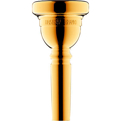 Laskey Classic Series Large Shank Trombone Mouthpiece in Gold