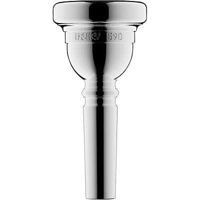 Laskey Classic Series Large Shank Trombone Mouthpiece in Silver