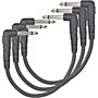 D'Addario Classic Series Right Angle Patch Cable 3-Pack 6 in.