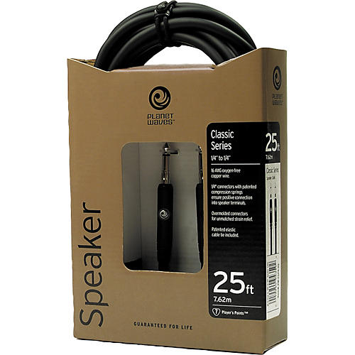 D'Addario Classic Series Speaker Cable 25 ft.