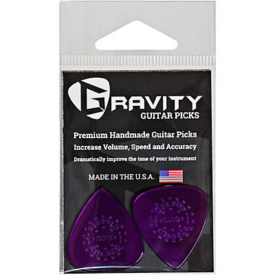 GRAVITY PICKS Classic Standard Polished Purple Guitar Picks