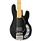 Classic Stingray 5 Electric Bass Guitar Level 1 Black Maple Fretboard with Birdseye Maple Neck