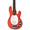 Classic Stingray 5 Electric Bass Guitar Level 1 Coral Red Rosewood Fretboard with Birdseye Maple Neck