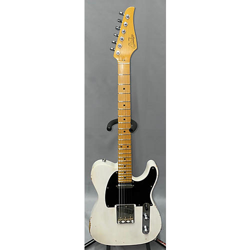 Suhr Classic T Antique Solid Body Electric Guitar Trans White