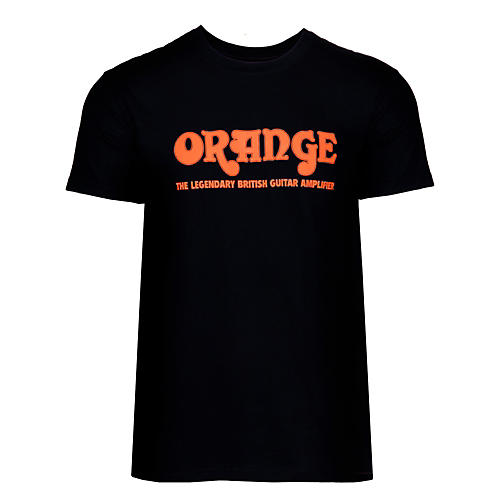 Orange Amplifiers Classic T-Shirt Black Large