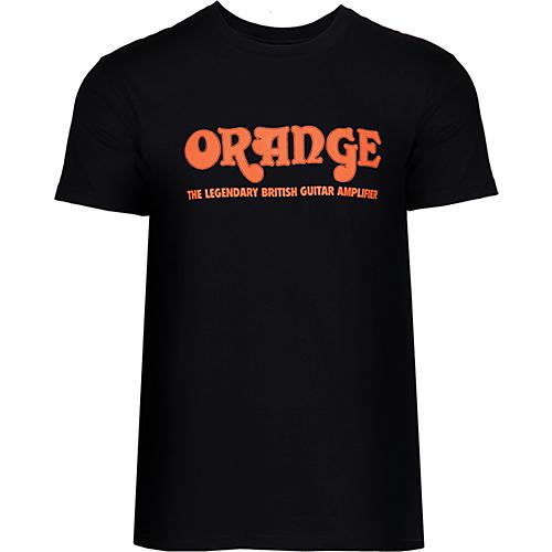 Orange Amplifiers Classic T-Shirt Black XXX Large
